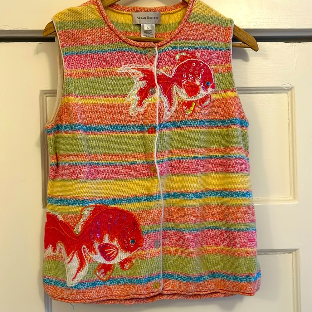 Vintage goldfish vest